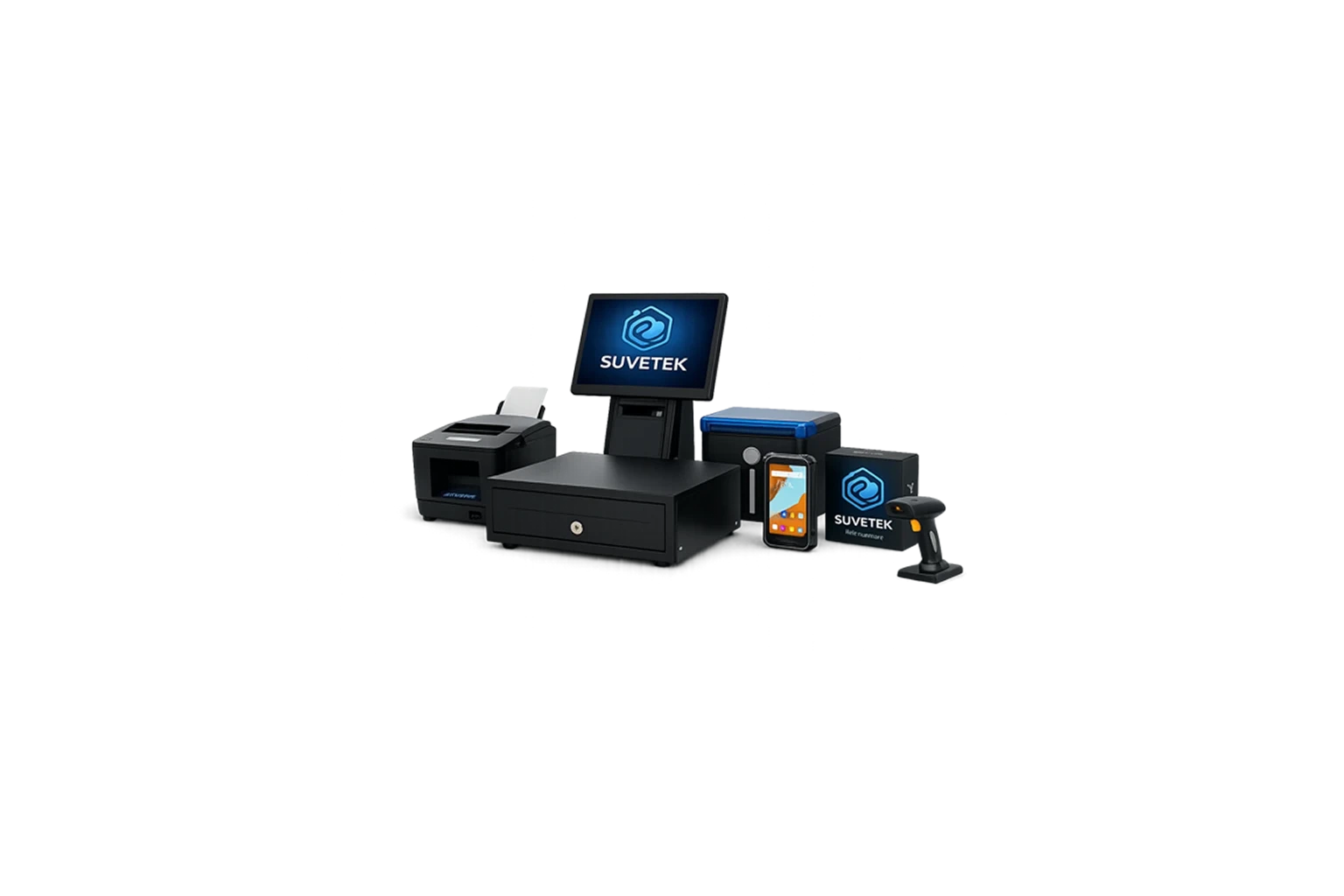 pack TPV completo con impresora, cajón portamonedas ,lector y pda para comercios